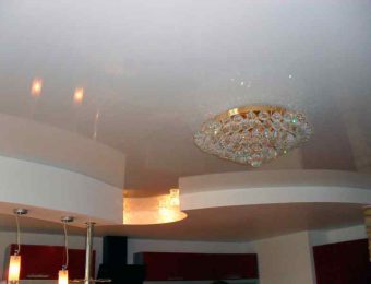 натяжные потолоки пвх с подсветкой